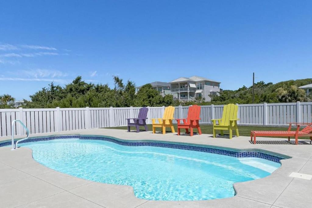 Pool Haven Ocean View Villa โอ๊คไอส์แลนด์ ภายนอก รูปภาพ